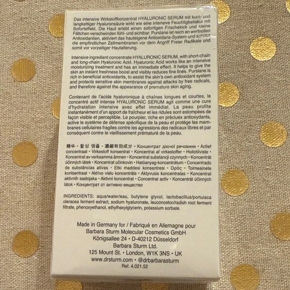 Dr. Barbara Sturm Hyaluronic Serum - 30mL. Amazing 🎁! - Picture 3 of 6